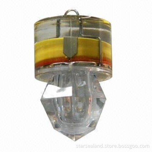 RGB Full Color Fast Flashing, Submersible Strobe Diamond Fishing Lights, 500m Deep